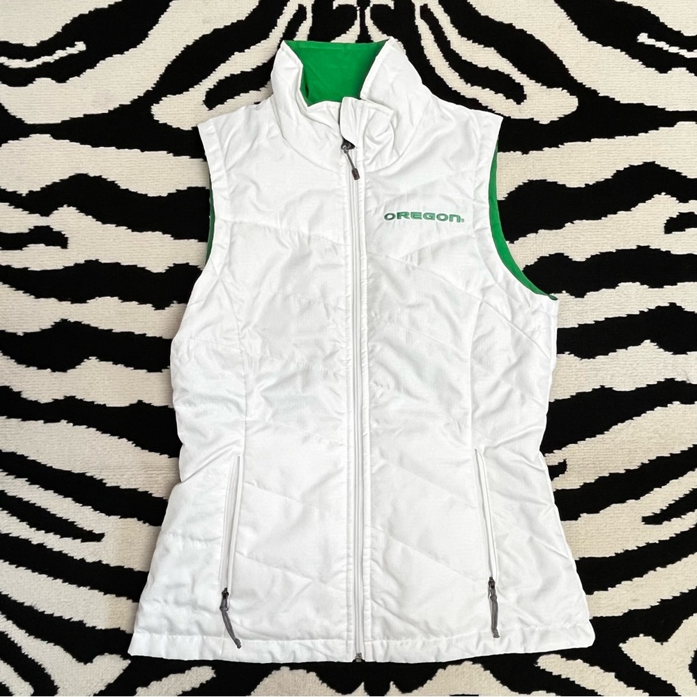 Columbia - University Of Oregon Color Block Reversible  U of O Vest Size XS